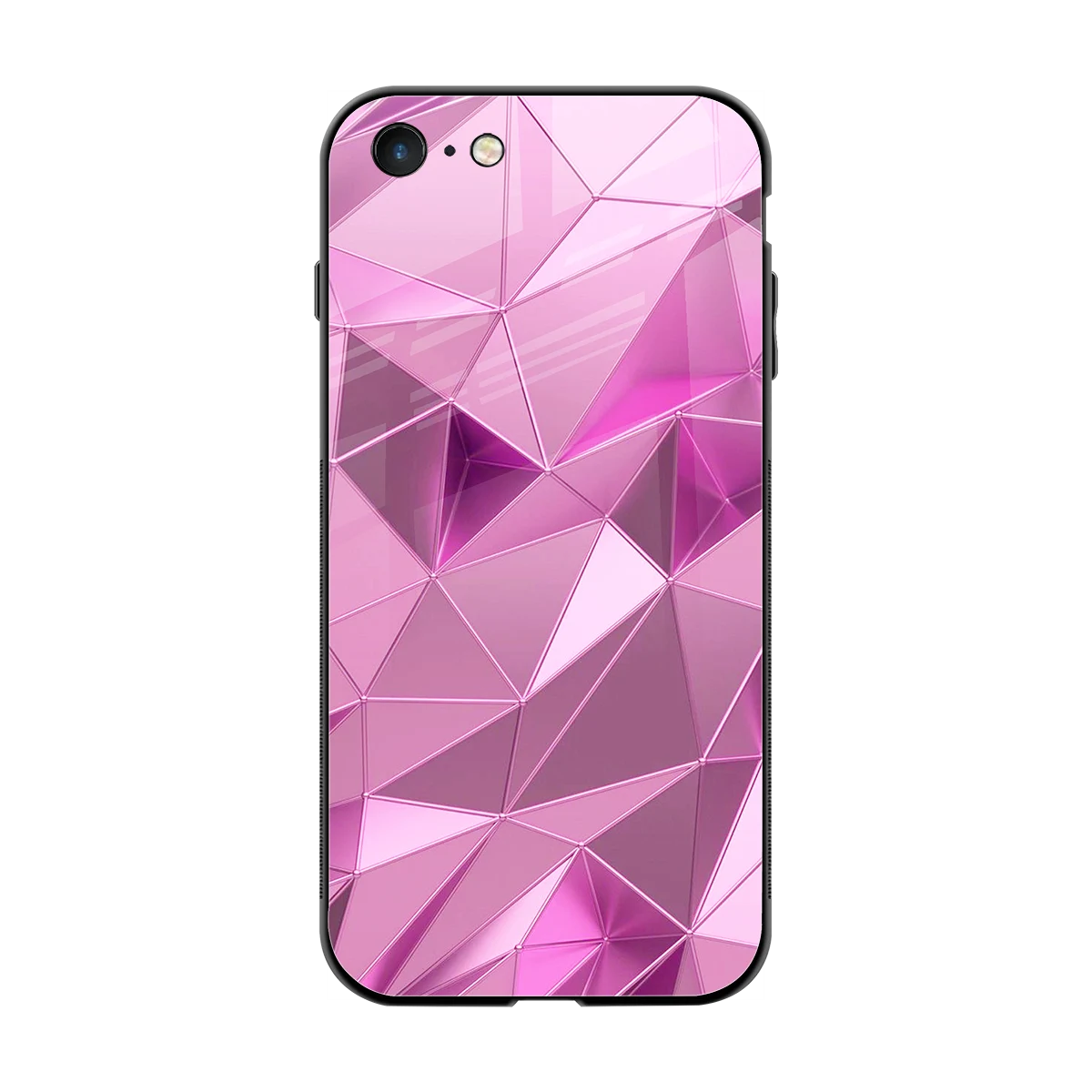 Blush Mosaic back phone cover | glass case for iphone 7