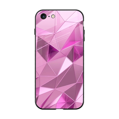 Blush Mosaic back phone cover | glass case for iphone 7
