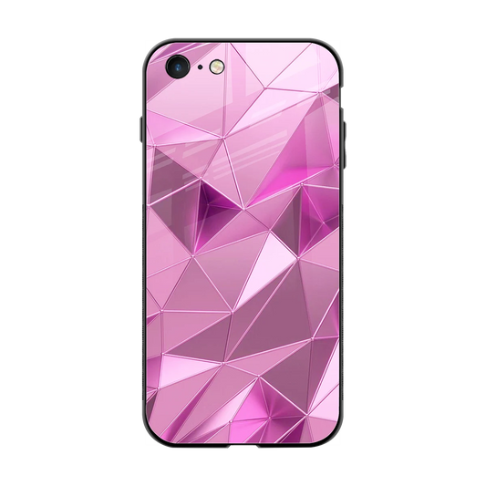 Blush Mosaic back phone cover | glass case for iphone 7