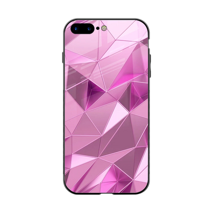 Blush Mosaic back phone cover | glass case for iphone 8 plus