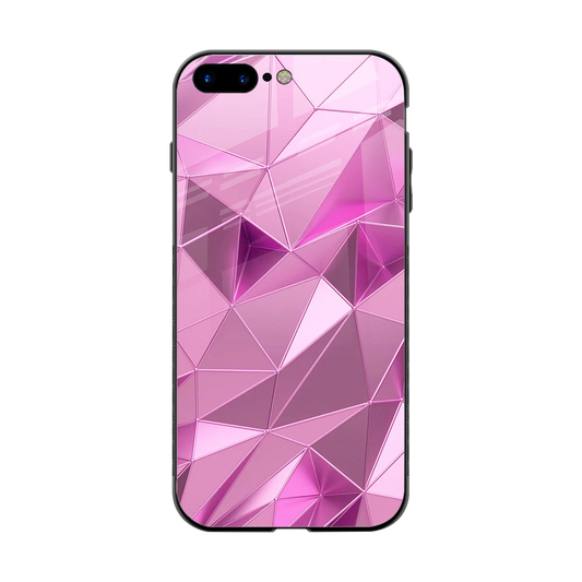 Blush Mosaic back phone cover | glass case for iphone 8 plus