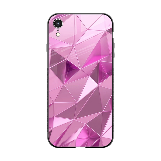 Blush Mosaic back phone cover | glass case for iphone xr