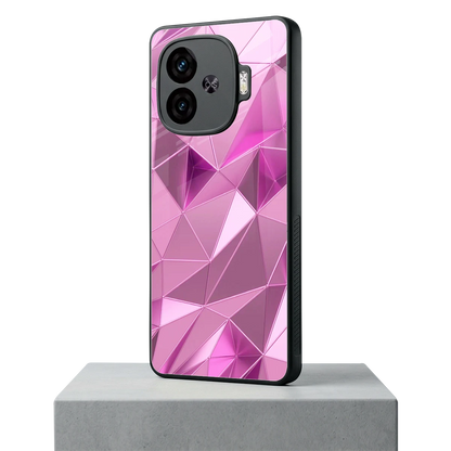 Blush Mosaic iqoo neo 10r 5g mobile cover | shockproof glass phone case