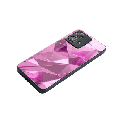 Blush Mosaic stylish phone case for motorola edge 40 neo 5g | glossy glass and slim fit