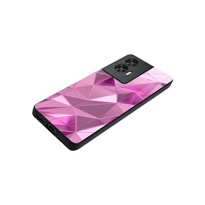 Blush Mosaic stylish phone case for motorola edge 50 fusion | glossy glass and slim fit