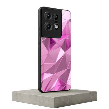 Blush Mosaic motorola edge 50 pro mobile cover | shockproof glass phone case