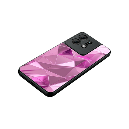 Blush Mosaic stylish phone case for motorola edge 50 pro | glossy glass and slim fit