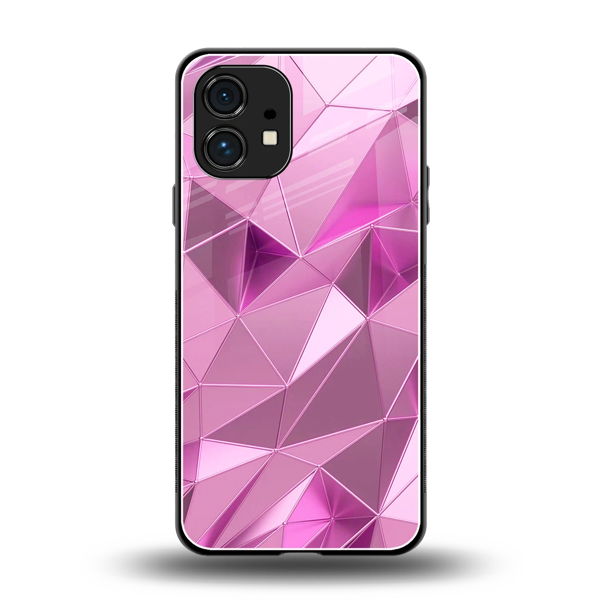 Blush Mosaic back phone cover | glass case for nothing phone 1