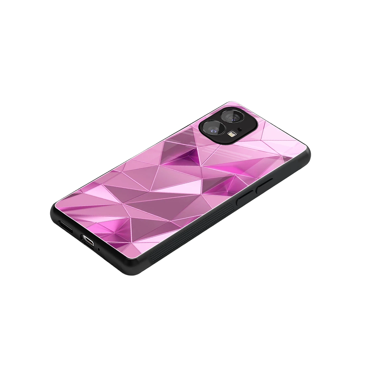 Blush Mosaic stylish phone case for nothing phone 1 | glossy glass and slim fit