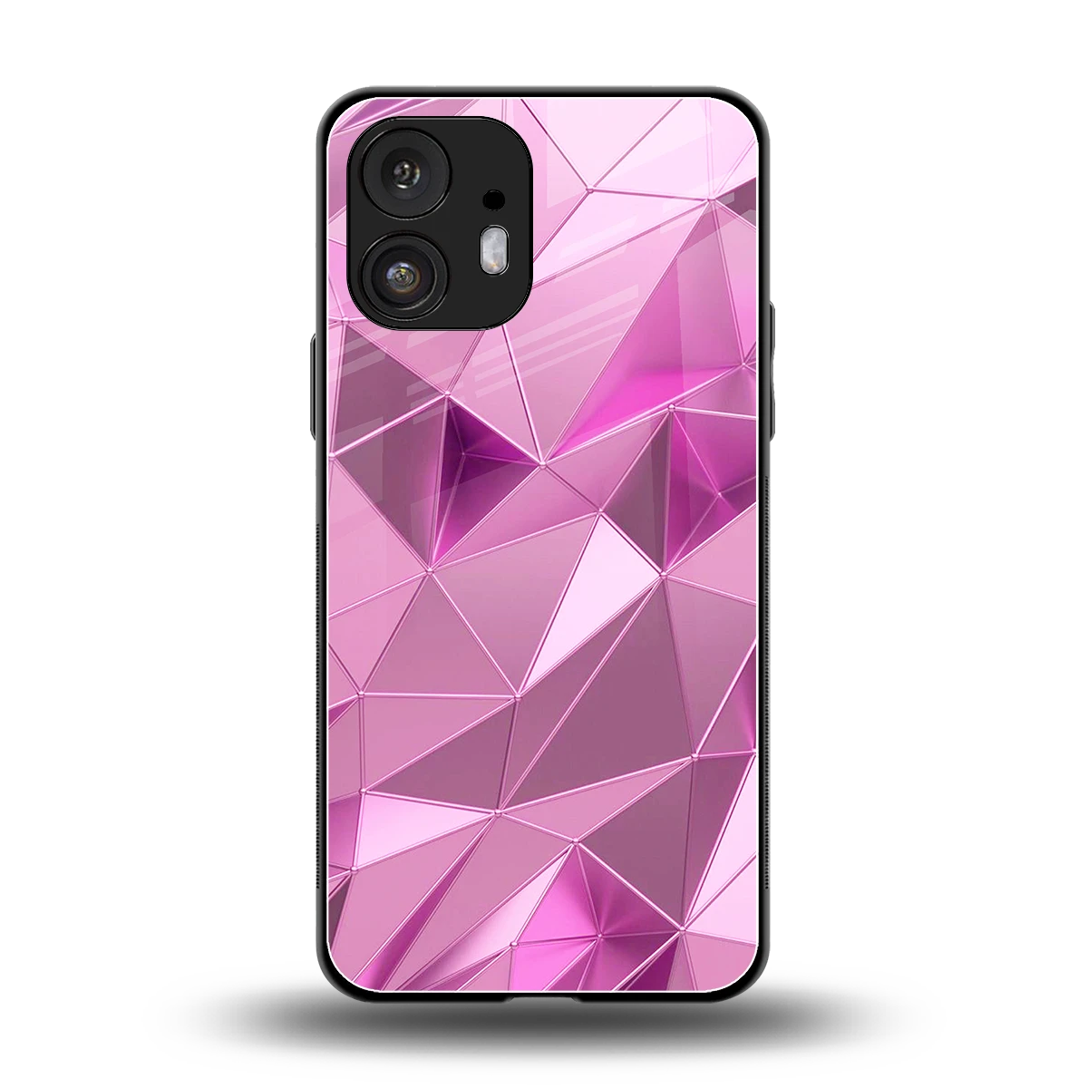 Blush Mosaic back phone cover | glass case for nothing phone 2