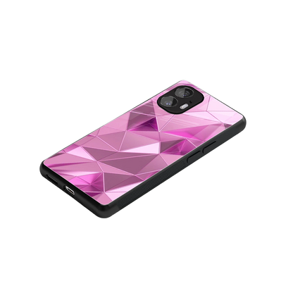 Blush Mosaic stylish phone case for nothing phone 2 | glossy glass and slim fit