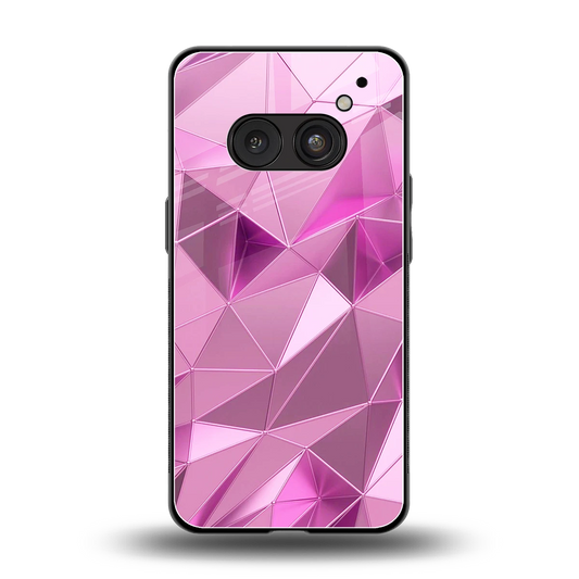 Blush Mosaic back phone cover | glass case for nothing phone 2a