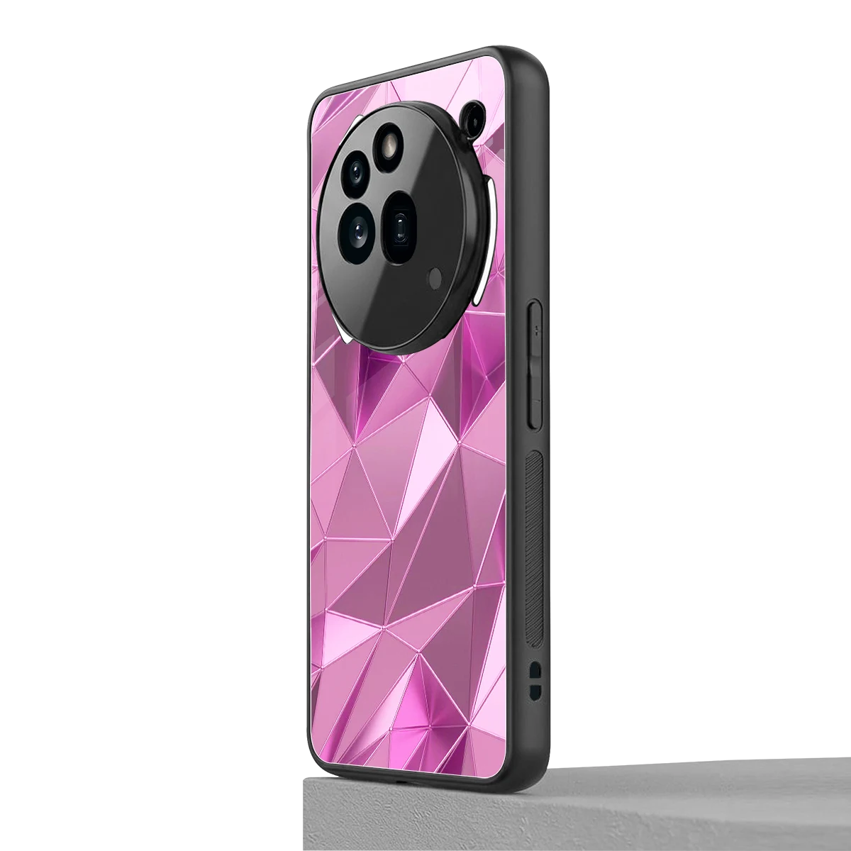 Blush Mosaic nothing phone 3a pro mobile cover | shockproof glass phone case