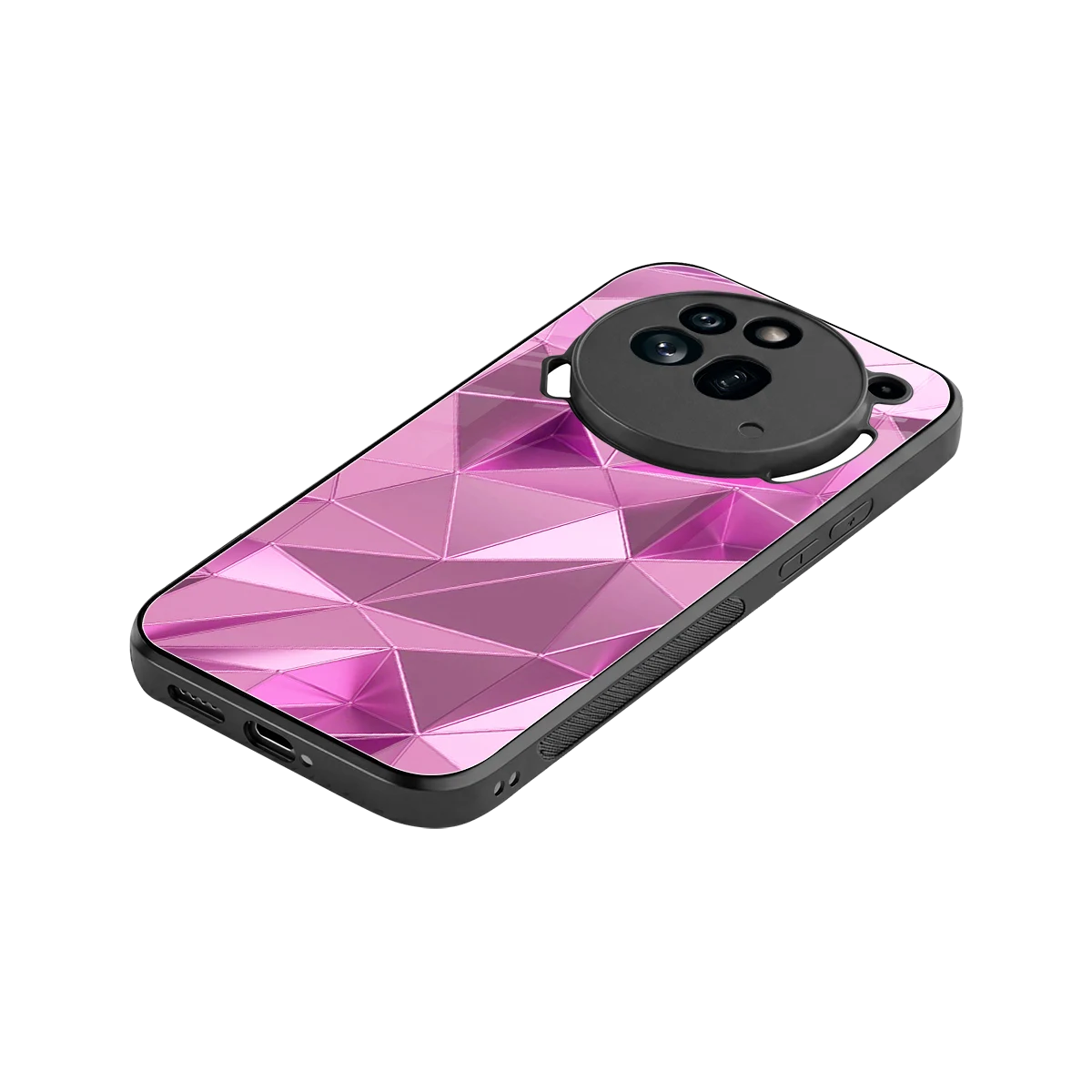 Blush Mosaic stylish phone case for nothing phone 3a pro | glossy glass and slim fit