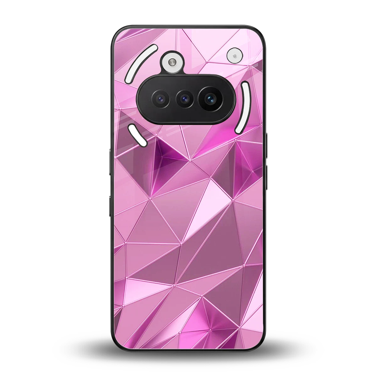Blush Mosaic back phone cover | glass case for nothing phone 3a