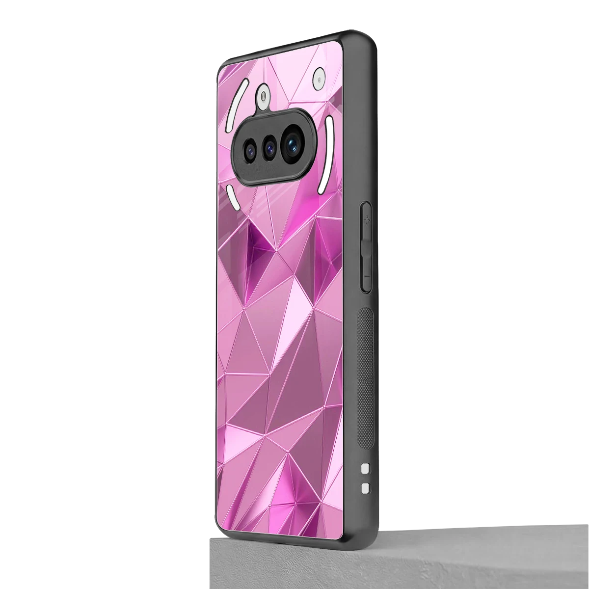 Blush Mosaic nothing phone 3a mobile cover | shockproof glass phone case