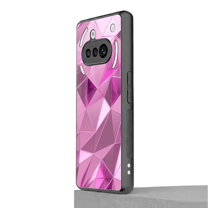 Blush Mosaic nothing phone 3a mobile cover | shockproof glass phone case