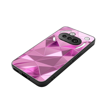 Blush Mosaic stylish phone case for nothing phone 3a | glossy glass and slim fit