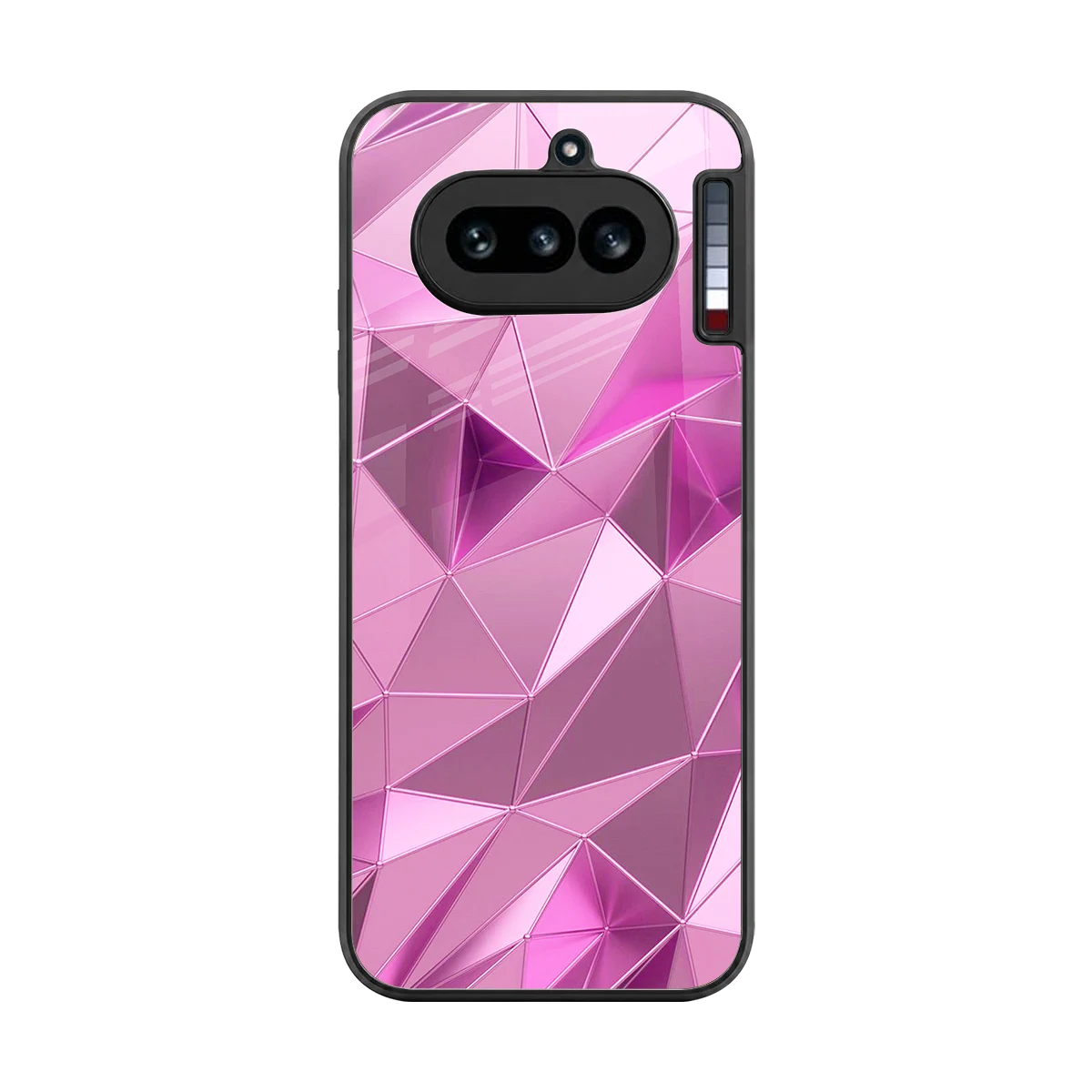 Blush Mosaic back phone cover | glass case for nothing phone 4a