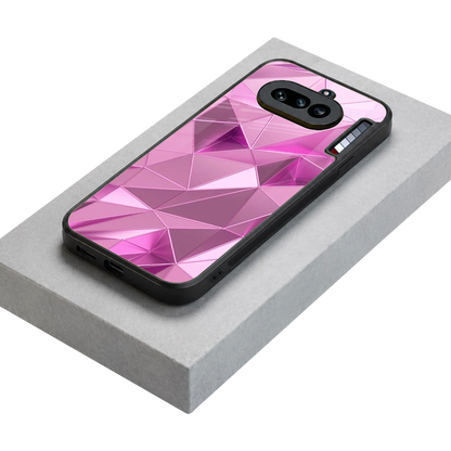Blush Mosaic stylish phone case for nothing phone 4a | glossy glass and slim fit