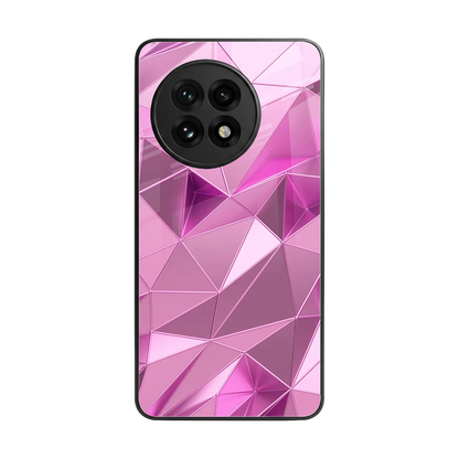 Blush Mosaic back phone cover | glass case for oneplus 13r