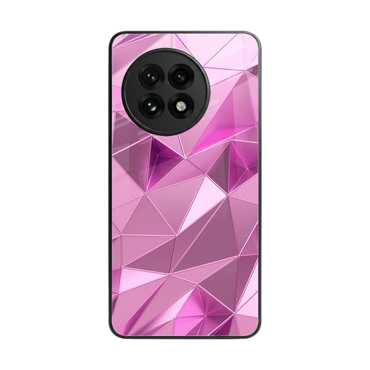 Blush Mosaic back phone cover | glass case for oneplus 13r