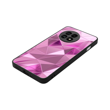 Blush Mosaic stylish phone case for oneplus 13r | glossy glass and slim fit