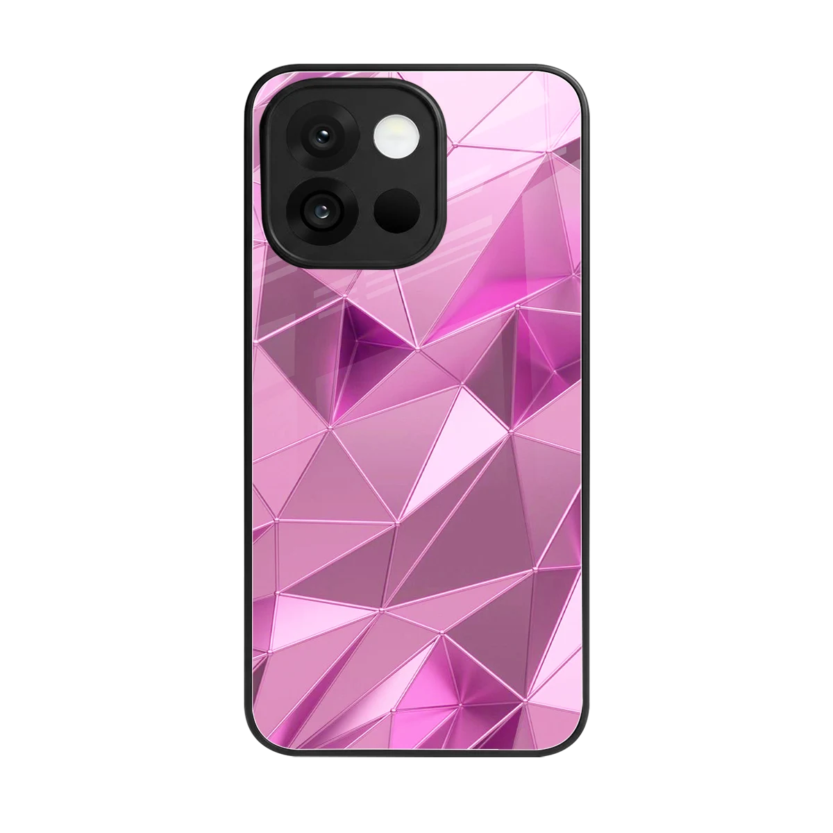 Blush Mosaic back phone cover | glass case for oneplus 13s
