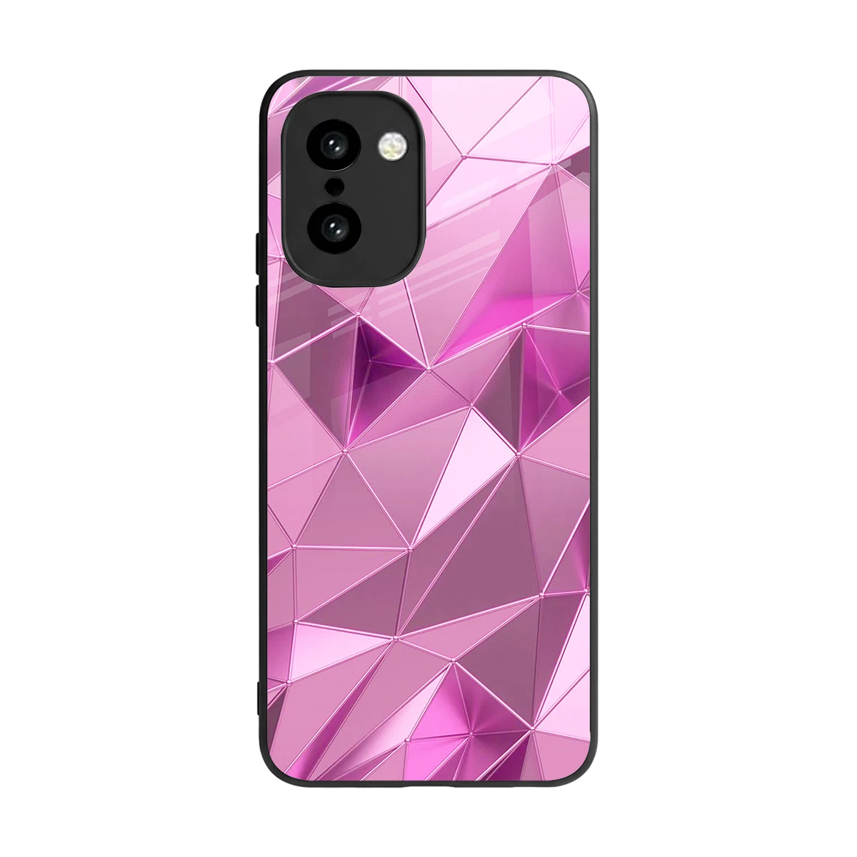 Blush Mosaic back phone cover | glass case for oneplus 15r