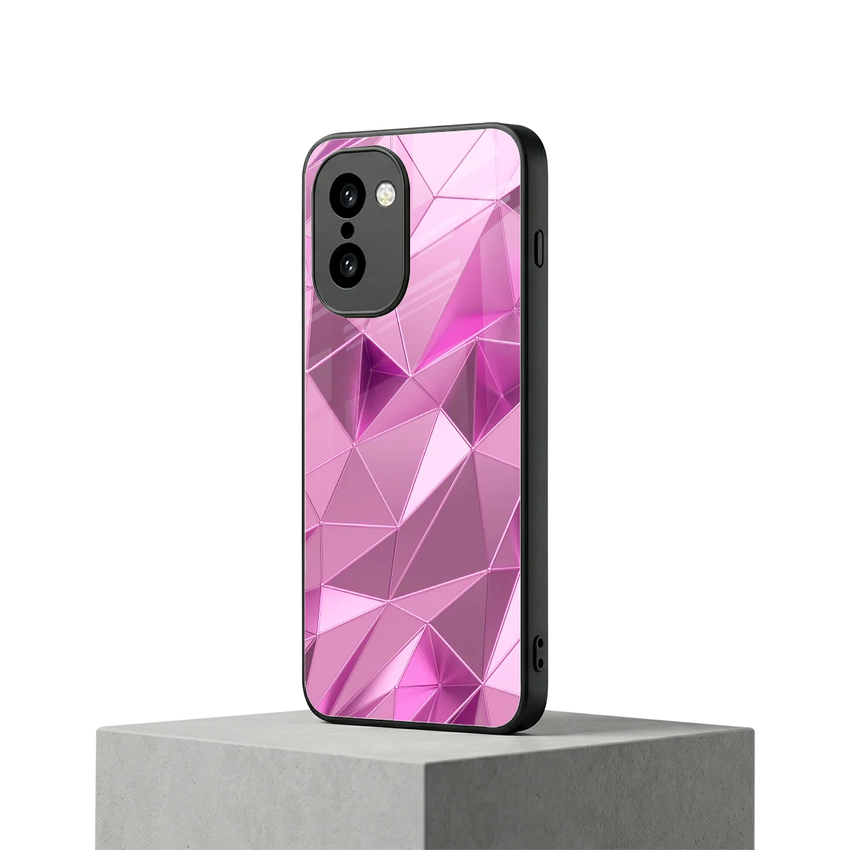 Blush Mosaic oneplus 15r mobile cover | shockproof glass phone case