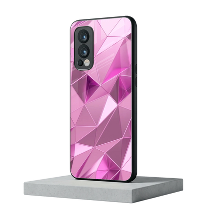 Blush Mosaic oneplus nord 2 mobile cover | shockproof glass phone case