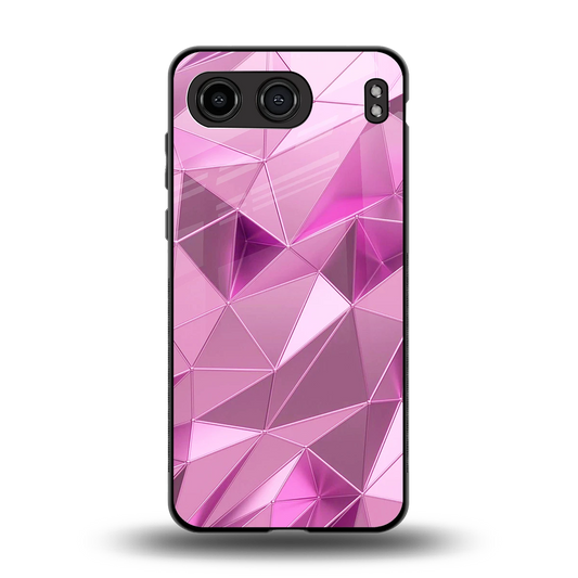 Blush Mosaic back phone cover | glass case for oneplus nord 4