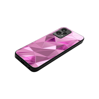 Blush Mosaic stylish phone case for oneplus nord ce 2 lite | glossy glass and slim fit