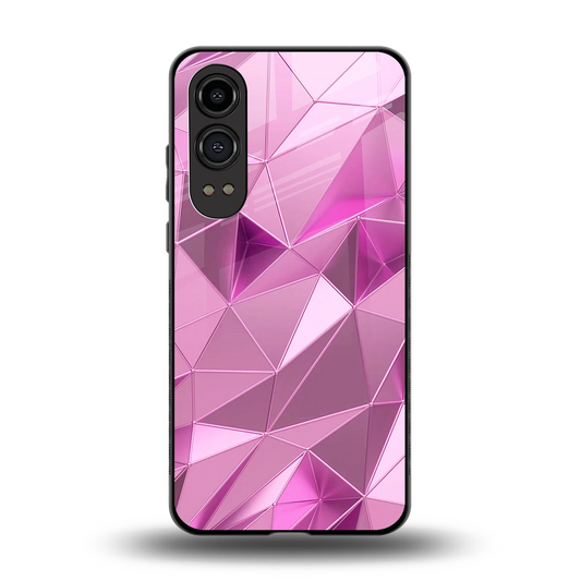 Blush Mosaic back phone cover | glass case for oneplus nord ce 4 lite