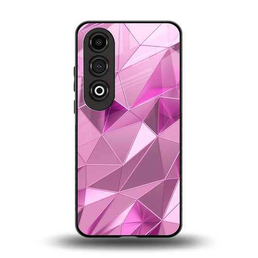 Blush Mosaic back phone cover | glass case for oneplus nord ce 4