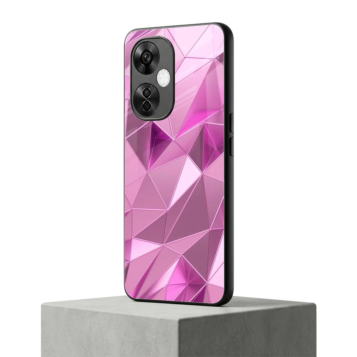 Blush Mosaic oneplus nord ce 3 lite mobile cover | shockproof glass phone case