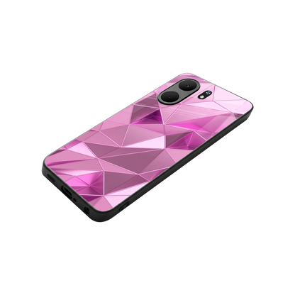 Blush Mosaic stylish phone case for oppo a5x 5g | glossy glass and slim fit