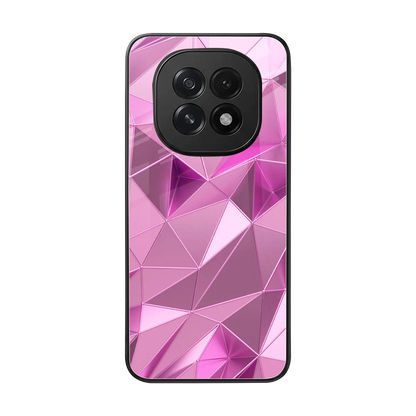 Blush Mosaic back phone cover | glass case for oppo f29 5g