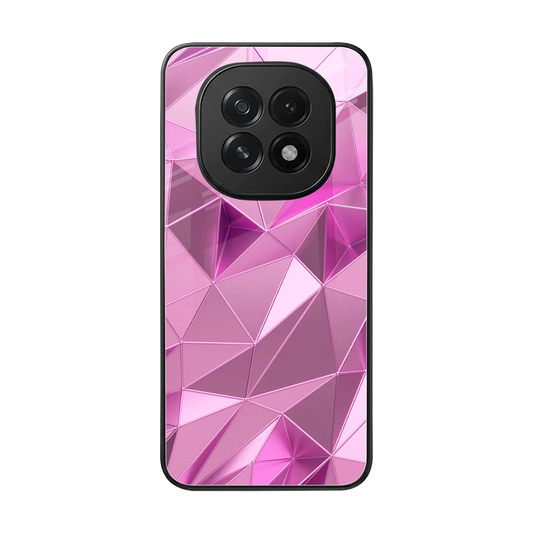 Blush Mosaic back phone cover | glass case for oppo f29 5g