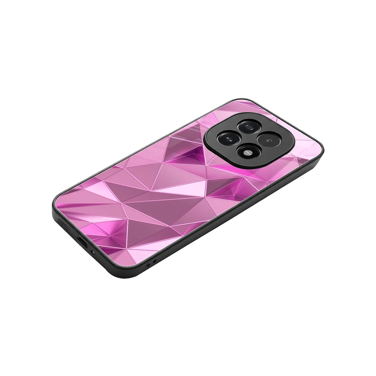 Blush Mosaic stylish phone case for oppo f29 5g | glossy glass and slim fit