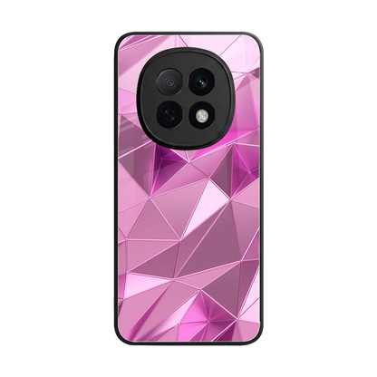 Blush Mosaic back phone cover | glass case for oppo f29 pro 5g