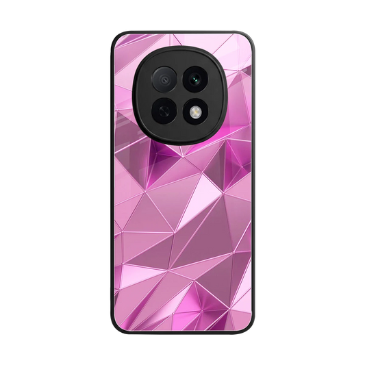 Blush Mosaic back phone cover | glass case for oppo f29 pro 5g
