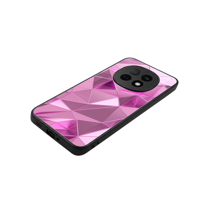 Blush Mosaic stylish phone case for oppo f29 pro 5g | glossy glass and slim fit