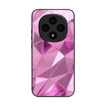 Blush Mosaic back phone cover | glass case for oppo f31 pro 5g