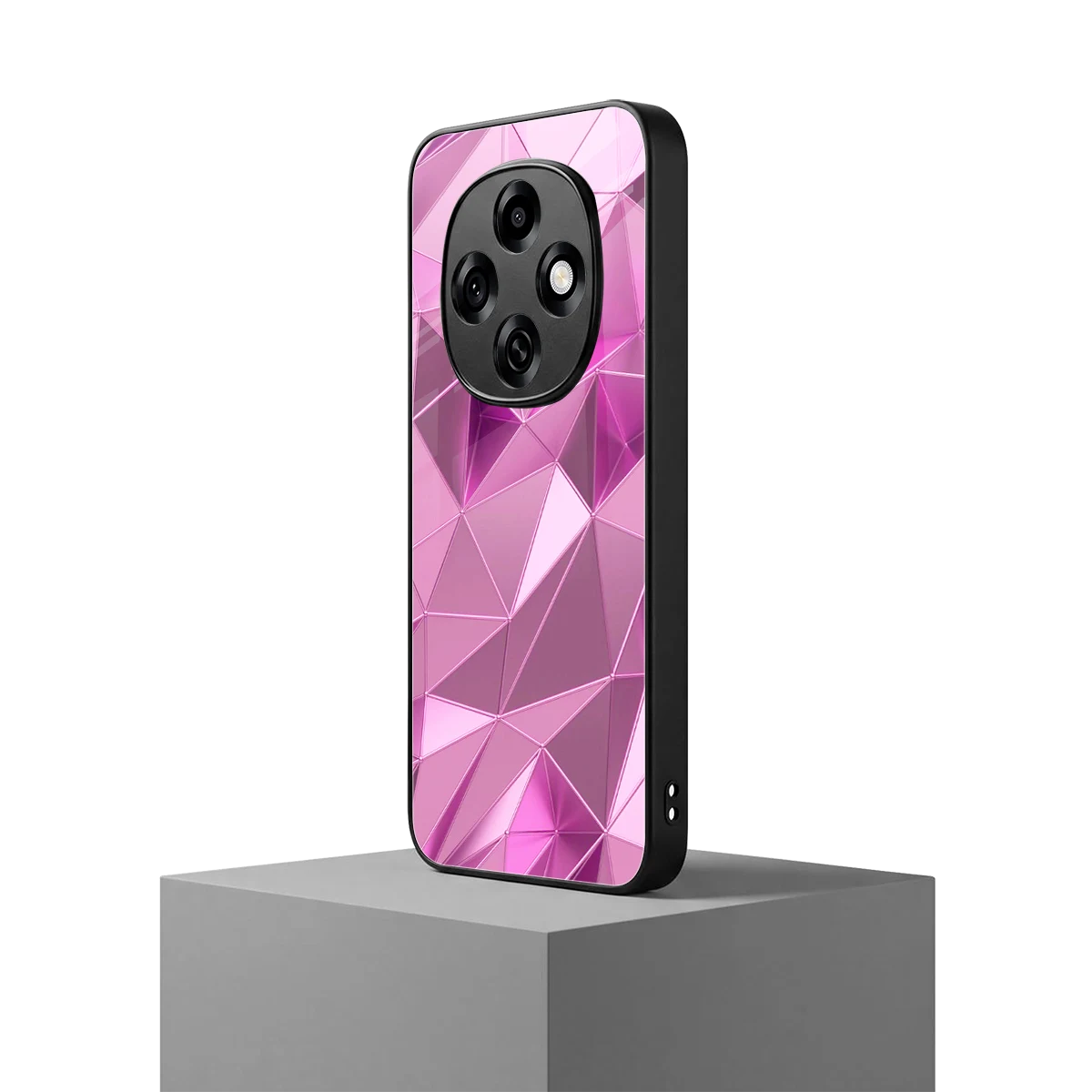 Blush Mosaic oppo f31 pro 5g mobile cover | shockproof glass phone case