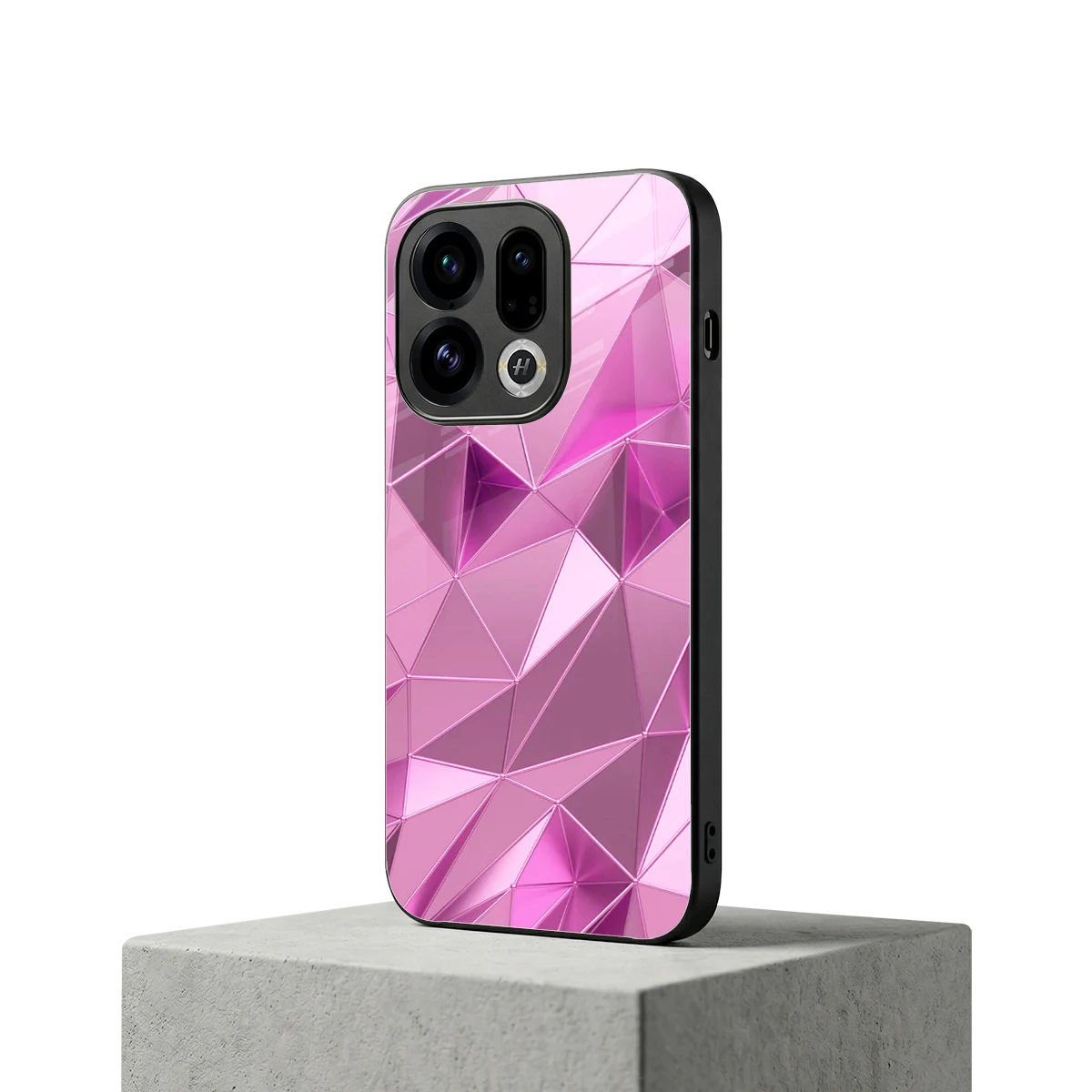 Blush Mosaic oppo find x9 mobile cover | shockproof glass phone case