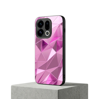 Blush Mosaic oppo find x9 mobile cover | shockproof glass phone case