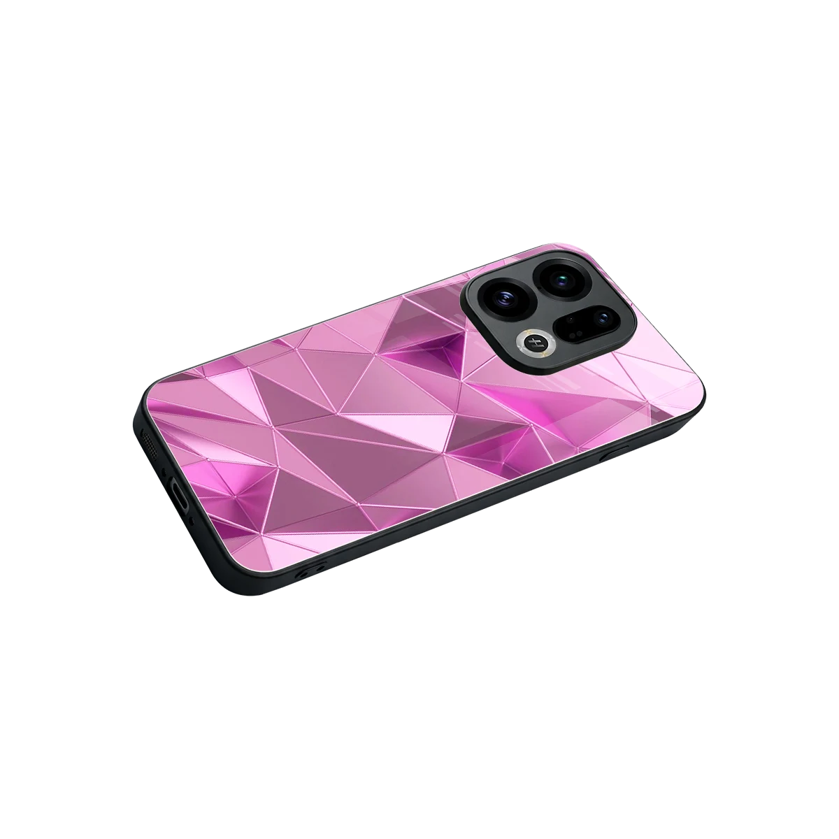 Blush Mosaic stylish phone case for oppo find x9 | glossy glass and slim fit