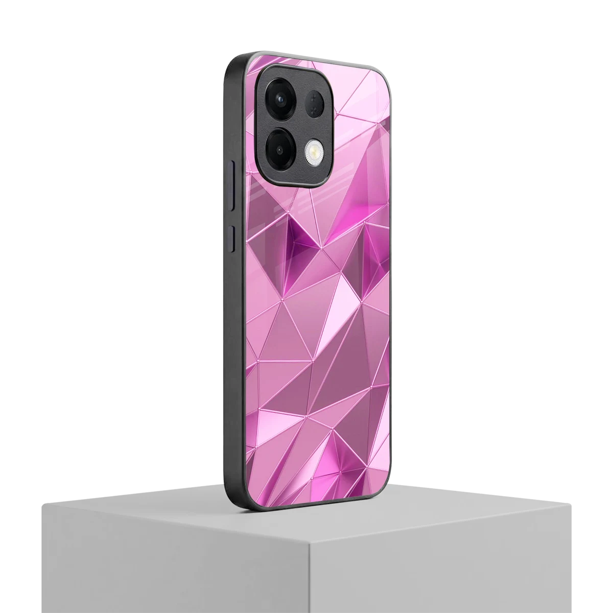 Blush Mosaic oppo k13 5g mobile cover | shockproof glass phone case