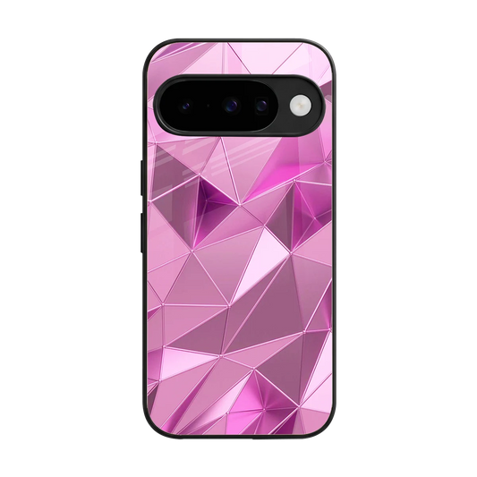 Blush Mosaic back phone cover | glass case for google pixel 10
